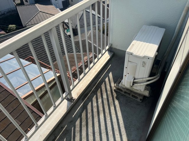 大口仲町ハイツのバルコニー
