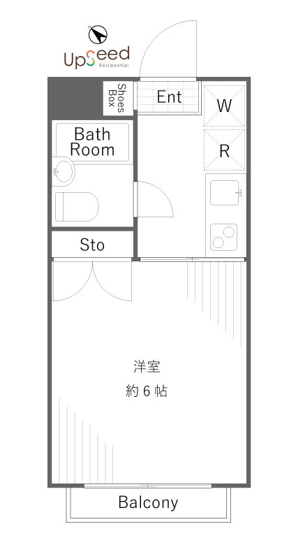 グランドール天神の間取り|グランドール天神