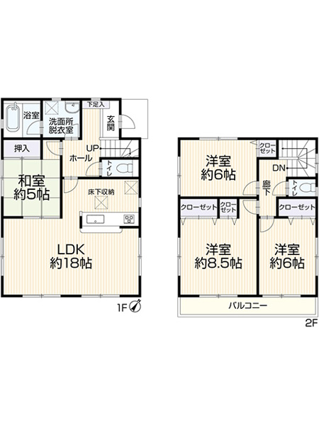 【間取り】 | 筑紫野市岡田3丁目中古戸建☆仲介手数料無料☆