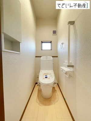 【トイレ】 | ワイウッドコート上里町(七本木)第60期 【平屋】新築住宅 | ≪1号棟≫
現地(2026年1月撮影)