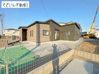 【外観】 | ワイウッドコート上里町七本木第60期 【平屋】新築住宅 | ≪1号棟≫
現地(2026年1月撮影)