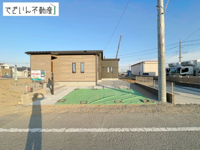 【外観】 | ワイウッドコート上里町七本木第60期 【平屋】新築住宅 | ≪1号棟≫
現地(2026年1月撮影)