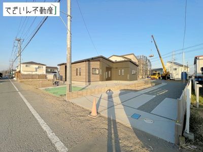 【外観】 | ワイウッドコート上里町七本木第60期 【平屋】新築住宅 | ≪1号棟≫
現地(2026年1月撮影)