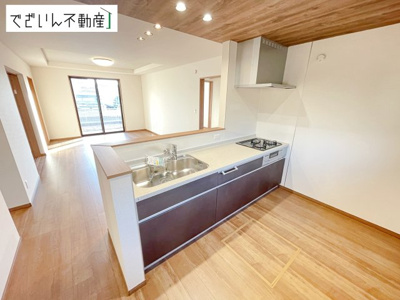【キッチン】 | ワイウッドコート上里町(七本木)第60期 【平屋】新築住宅 | ≪1号棟≫
現地(2026年1月撮影)