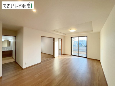 【居間・リビング】 | ワイウッドコート上里町七本木第60期 【平屋】新築住宅 | ≪1号棟≫
現地(2026年1月撮影)