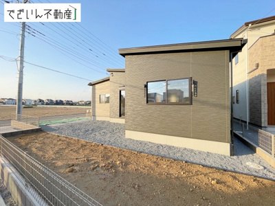 【外観】 | ワイウッドコート上里町七本木第60期 【平屋】新築住宅 | ≪≪1号棟≫
現地(2026年1月撮影)