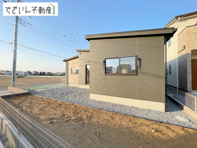 【外観】 | ワイウッドコート上里町(七本木)第60期 【平屋】新築住宅 | ≪≪1号棟≫
現地(2026年1月撮影)