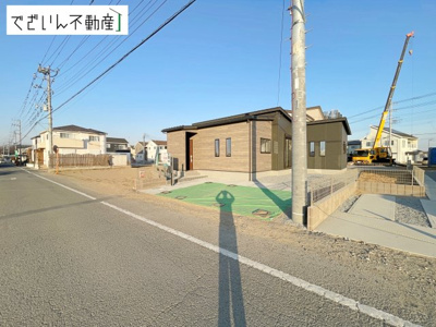 【外観】 | ワイウッドコート上里町(七本木)第60期 【平屋】新築住宅 | ≪1号棟≫
現地(2026年1月撮影)