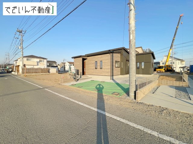 【外観】 | ワイウッドコート上里町(七本木)第60期 【平屋】新築住宅 | ≪1号棟≫
現地(2026年1月撮影)
