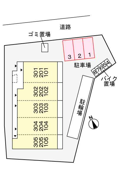 ラフテルの駐車場|駐車場