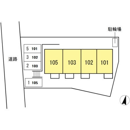 リヴェール美しが丘の区画図