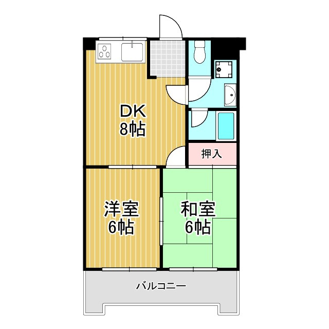 鳴神ビルの間取り