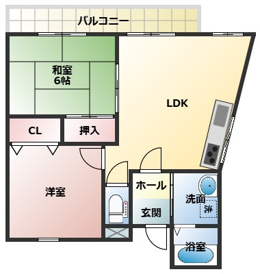 【間取り】 | マンションフェリス