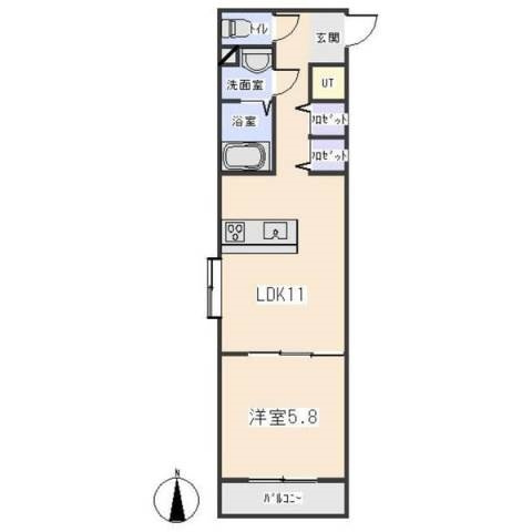 ｐｏｇｇｉｏ　ａｌ　ｓｏｌｅ　ｑｕａｔｔｒｏの間取り