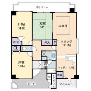 ライフガーデン吾妻壱番館の間取り
