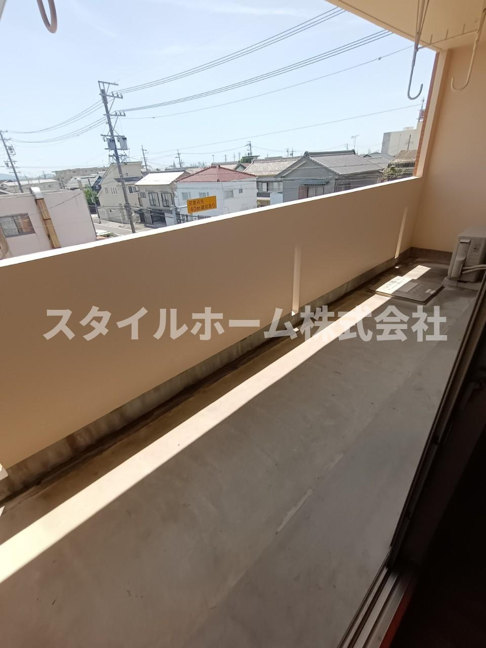 ベルドミール豊川のバルコニー