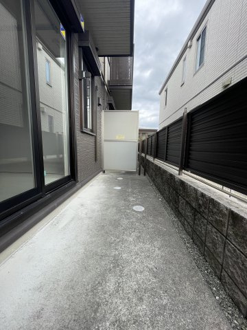 クレスト新地のバルコニー