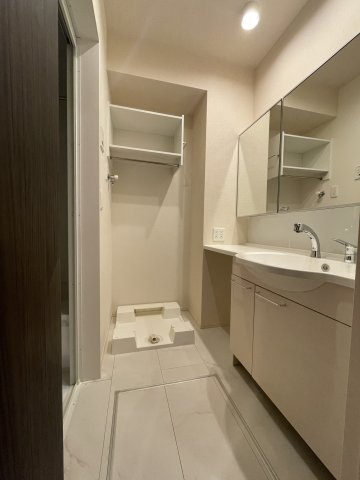 クレスト新地の洗面所