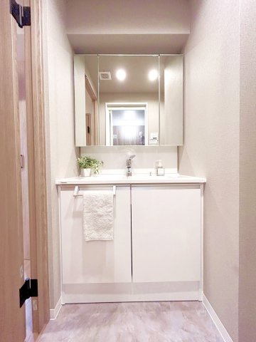 ボナハイツ中川 3号棟の独立洗面台