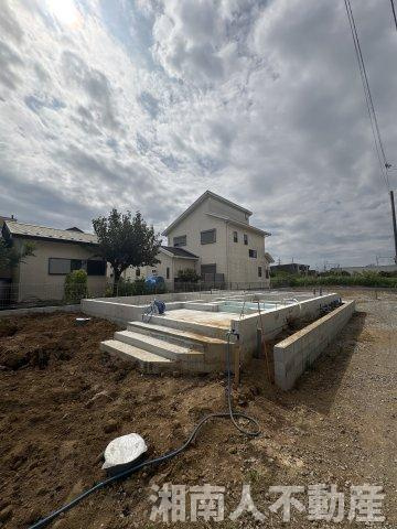 平塚市南豊田第5　新築一戸建て　全2棟の外観|現地です