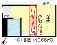 千葉市稲毛区稲毛３丁目のアパートの画像