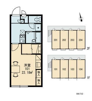 【区画図】 | レオパレスメゾンエイト | 画像3