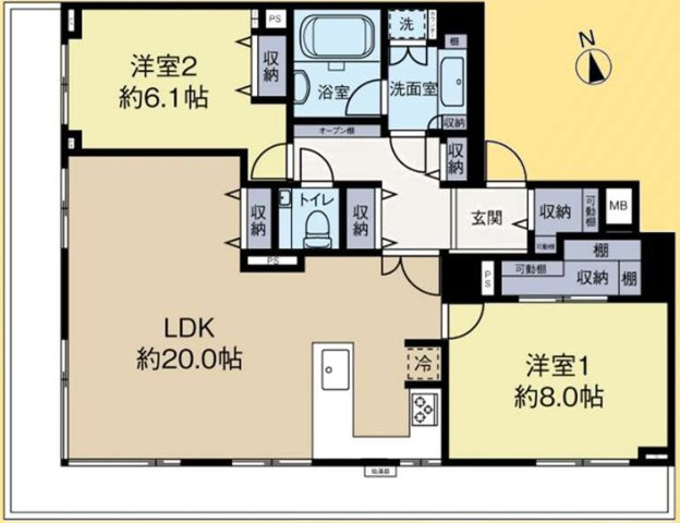 【間取り】 | パロス白金