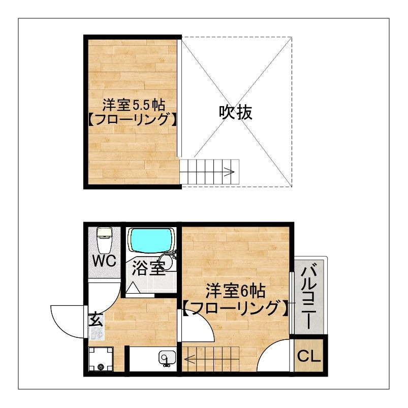 コンフォート南福岡の間取り