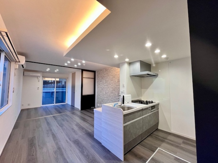 マリポーサ高畑Aの居間・リビング|居間です