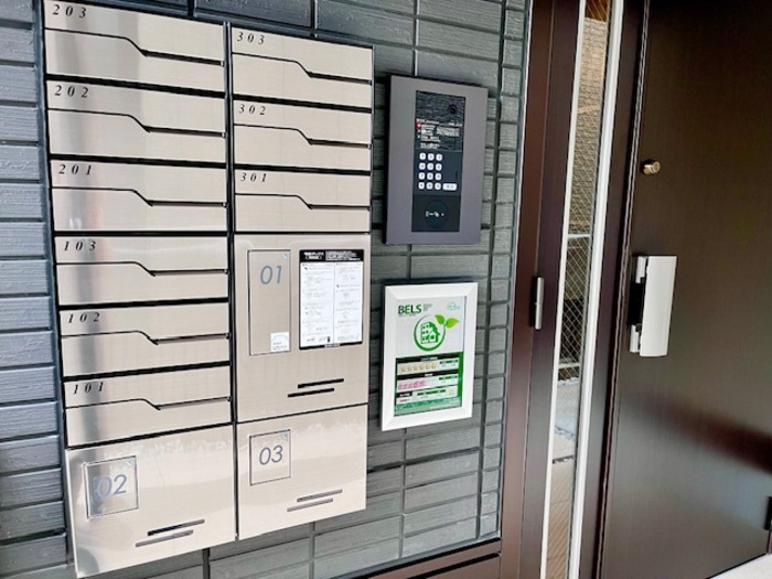 マリポーサ高畑Aのその他共用部分|セキュリティシステム