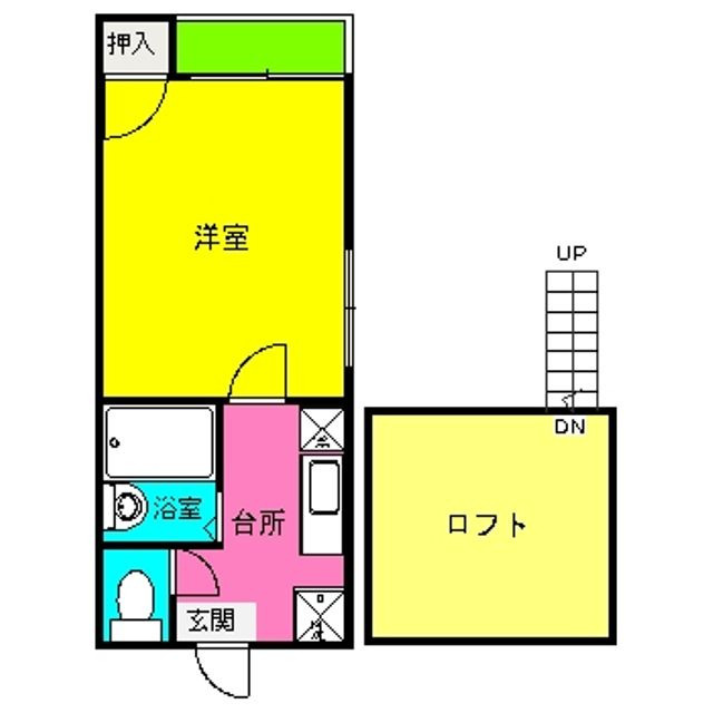 スルー・ヴァリⅡの間取り