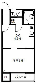 サンライフ三筑の間取り