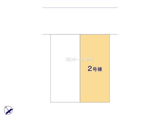 【新築】鶴ヶ島市南町１期 ２号棟の区画図