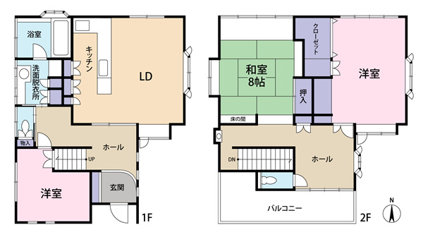 【間取り】 | 熱海市桜町　戸建