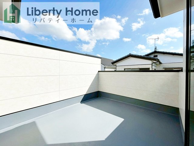 水戸市本町1期　新築戸建のバルコニー