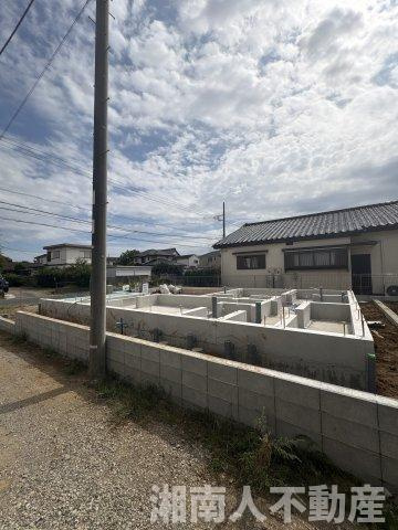 平塚市南豊田第5　新築一戸建て　全2棟の外観|現地です