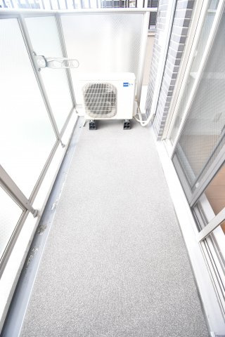 QCフラット北堀江のバルコニー