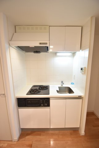 QCフラット北堀江のキッチン