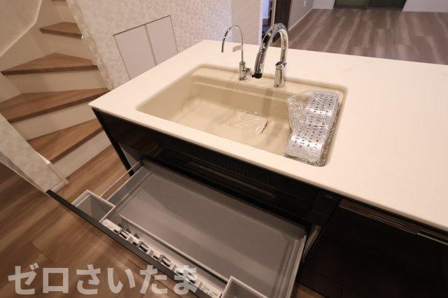 南区大谷場２丁目3-7新築一戸建てライフバディ サンセリテのキッチン|撮影日 2025年10月23日 13:25 晴れ