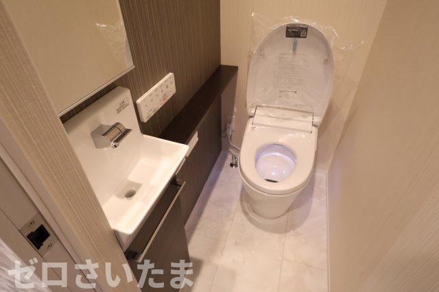 南区大谷場２丁目3-7新築一戸建てライフバディ サンセリテのトイレ|撮影日 2025年10月23日 13:25 晴れ