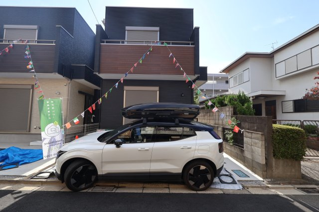 南区大谷場２丁目3-7新築一戸建てライフバディ サンセリテの外観|撮影日 2025年10月23日 13:20 晴れ