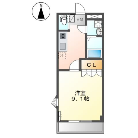 【間取り】 | ＯＰＵＳ　ＯＮＥ