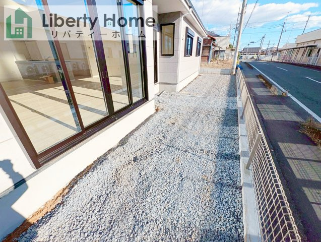 水戸市小吹町1期　新築戸建の庭