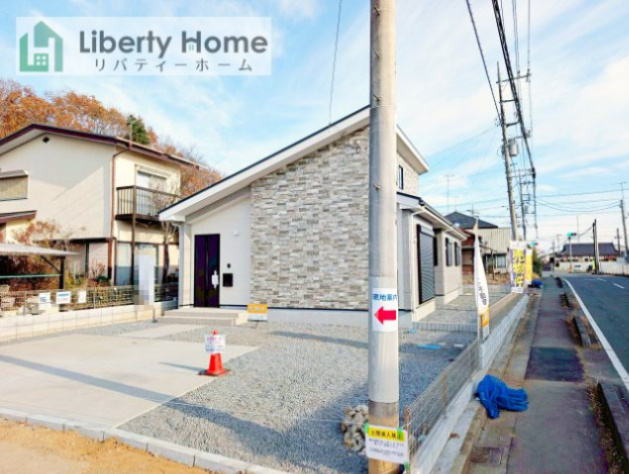 水戸市小吹町1期　新築戸建の外観