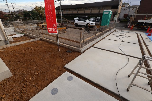 《仲介手数料無料》西区三橋６丁目1649新築一戸建てハートフルタウンの駐車場|撮影日 2025年11月18日 14:30 晴れ