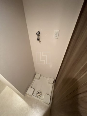 【洗面所】 | ブランズタワーウェリス心斎橋NORTH | ブランズタワーウェリス心斎橋NORTH　室内洗濯機置き場