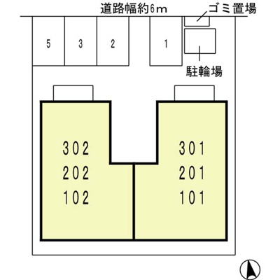【区画図】 | パルクソレイユ　Ⅰ　Ⅰ