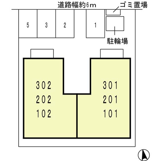 【区画図】 | パルクソレイユ　Ⅰ　Ⅰ