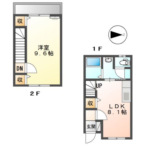 プリムローズＡの間取り