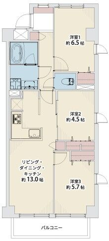 中古マンション　アムフラット新松戸の画像
